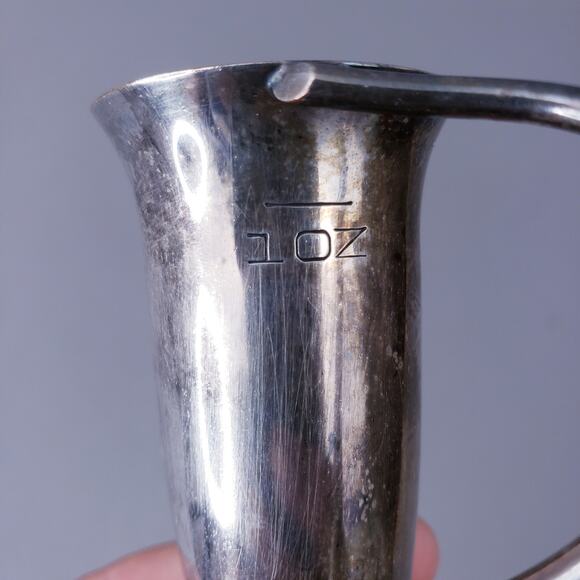 Art Deco Napier Silverplate 1oz Shot Kitty Cat Jigger - Picture 4 of 9